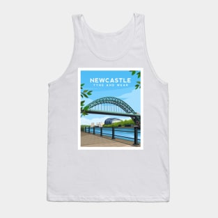 Newcastle Tyne Bridge, Tyne and Wear in England Tank Top